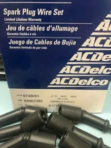 Juego de cables de bujía AC Delco serie profesional 88862385 9748HH 10,5 - Imagen 1 de 3