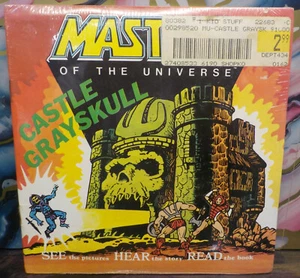 Masters Of The Universe - Castle Grayskull Book & Record He-man MOTU NOS Sealed - Picture 1 of 6