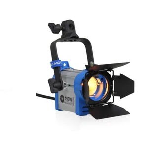 150W Fresnel Tungsten Spotlight  Lighting Camera Film Studio Video+Bulb+Barndoor - Picture 1 of 7
