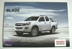 Isuzu . D Max . Isuzu D Max Blade . 2015 Sales Brochure - Picture 1 of 1