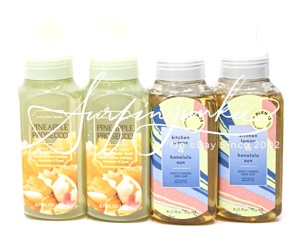 Bath & Body Works Sink Hand Soap Foaming Kitchen Lemon Honolulu Sun Pineapple Pr - Image 1 of 1
