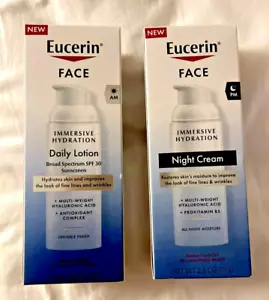2 EUCERIN AM & PM Immersive Hydration (Nachtcreme + Tageslotion LSF 30) 2,5 OZ - Bild 1 von 2