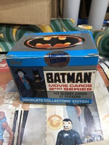1989 Topps Batman Movie Cards 2nd series Glossy set Tiffany Batman set sealed MT