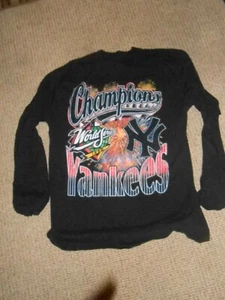 Vintage 1998 New York Yankees World Series Long Sleeve Parking Lot T-Shirt 1X/2X - Picture 1 of 2