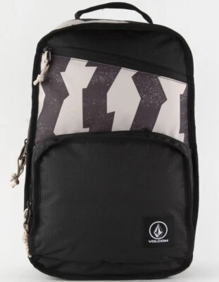 VOLCOM Poly HARDBOUND Backpack - Black/White - NWT - Image 1 of 4