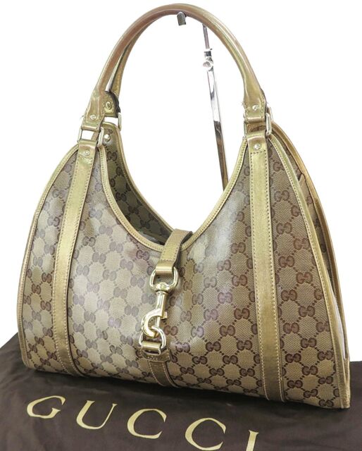 Vintage Gucci GG Monogram Jackie Shoulder Bag – Recess