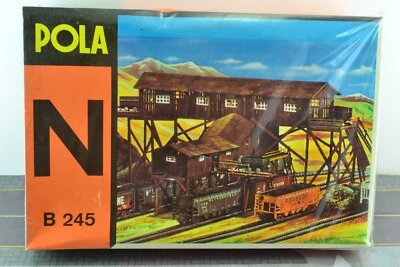 Kit de construcción estación de carga de mina de carbón Pola B 245 antiguo temporizador escala N 1:160 Foto 1 de 2