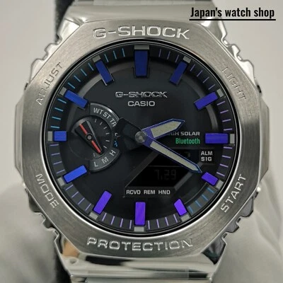 CASIO G-SHOCK GM-B2100PC-1AJF Black Metal Rainbow Silver Men's Watch New in Box - Image 1 of 4