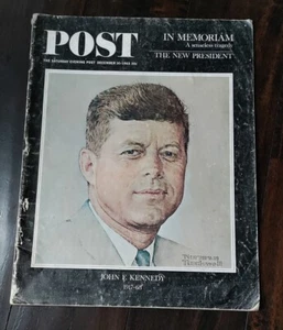 JOHN F. KENNEDY In Memoriam POST Magazine December 14, 1963 - Picture 1 of 6