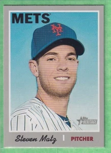 2019 Topps Heritage #246 Steven Matz New York Mets - Picture 1 of 2