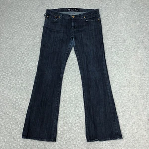 Jeans Rock Republic donna 29 blu bootcut lavaggio scuro denim tutti i giorni casual standard - Foto 1 di 14