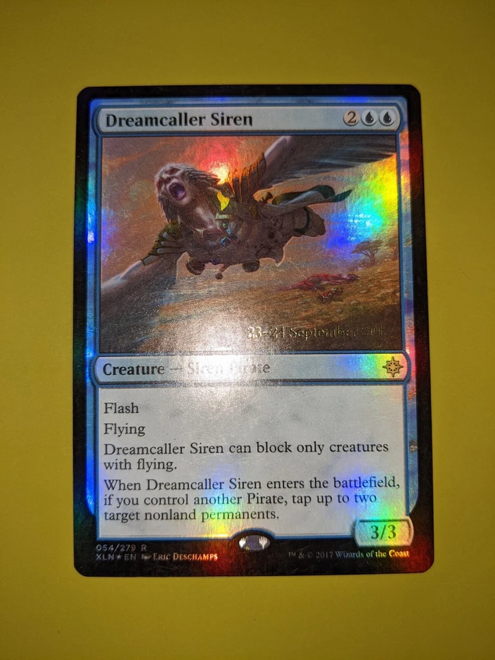 FOIL PRERELEASE PROMO Dreamcaller Siren x1 Ixalan 1x MTG Magic the Gathering - Image 1 of 1