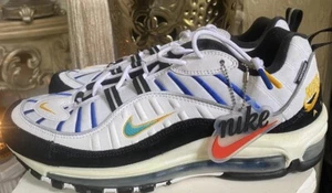 Nike Air Max 98 Premium Teal Nebula BV0989-102 Size 9 - Picture 1 of 15