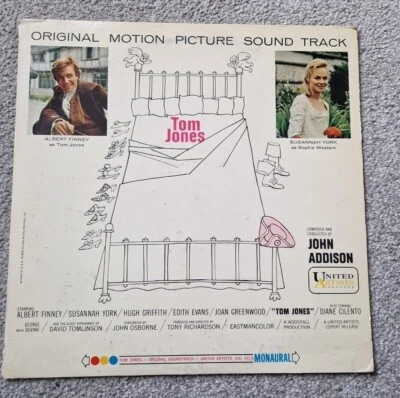 TOM JONES SOUNDTRACK LP - JOHN ADDISON - UAL 4113 - ALBERT FINNEY - Image 1 of 4