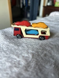 Vintage MATCHBOX BEDFORD CAR TRANSPORTER No.11 1976 Superfast Lesney Diecast - Picture 1 of 7