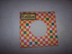 COTILLION RECORDS 7 INCH 45 RPM ORIGINAL SLEEVE ONLY    #45 - Picture 1 of 2