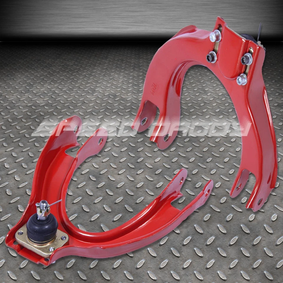 KIT SUSPENSIÓN BRAZO INCLINABLE SUPERIOR DELANTERO AJUSTABLE PARA 88-91 CIVC CRX ROJO +/- 5 Foto 1 de 1