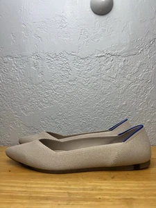 Rothy's Flats Womens Size 8.5 The Point Ballet Tan Pointed Toe Slip On NWOB - Picture 1 of 10