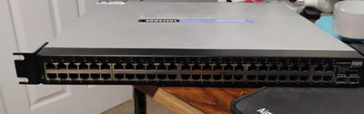 Linksys SRW248G4 48 Port 10/100 network switch  - Image 1 of 2