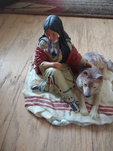 Princesa de las Nieves 1994 Princesas de las Llanuras Escultura Colección Hamilton 2064 - Imagen 1 de 8