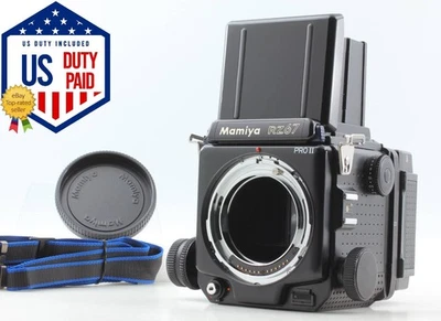 [Near MINT] Mamiya RZ67 PRO II Body Waist Level Finder 120 Film Back From JAPAN - Image 1 of 4