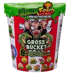 Terror Fried When Fast Food Goes Bad Gross Bucket Pack of 8 Figures - Picture 1 of 8