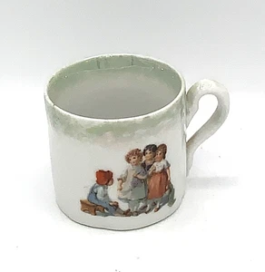 Vintage Leuchtenburg Germany Boy and Girls Child's Cup 2 oz - Picture 1 of 7