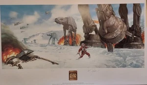 Star Wars Battle of Hoth: Empire Strikes Back Lithograph #5/1500 By Dave Dorman - Picture 1 of 5