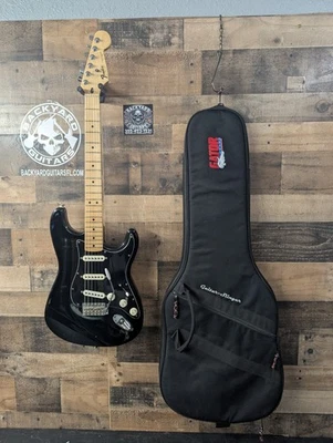 Fender 1996 MIM Standard Stratocaster Black With Gilmore Mod/ Gigbag - Image 1 of 4