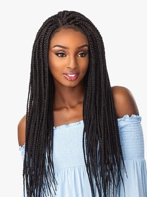Sensationnel Cloud 9 4x4 Swiss Hand-braided Lace Wig - BOX BRAID LARGE - Image 1 of 4