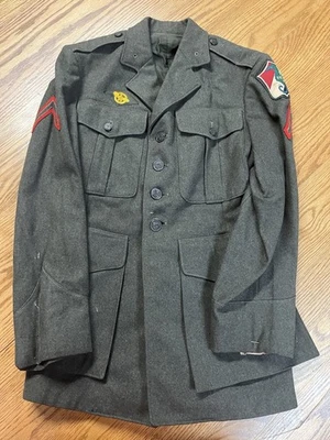 WWII USMC 13th Defense Battalion Named Uniform Theater Made Patch - Image 1 of 4