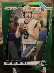 2024 Panini Prizm Matthew Stafford Green Prizm #166 Los Angeles Rams - Bild 1 von 2