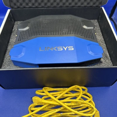 Router Wi-Fi Linksys WRT 1900AC 1300 Mbps 4 puertos de doble banda - probado y funcionando Foto 1 de 4