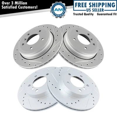 Juego de rotores de freno delanteros y traseros para BMW 325xi 2001-2005 Foto 1 de 4