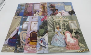 BARBIE DOLL Crochet Clothes Patterns lot of 10 Annie Potter 2000 Millennium - Imagen 1 de 11