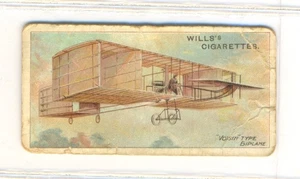 1910 W.D.& H.O. Wills Ltd Aviation Card No.37 " Voisin " Type Biplane - Picture 1 of 2