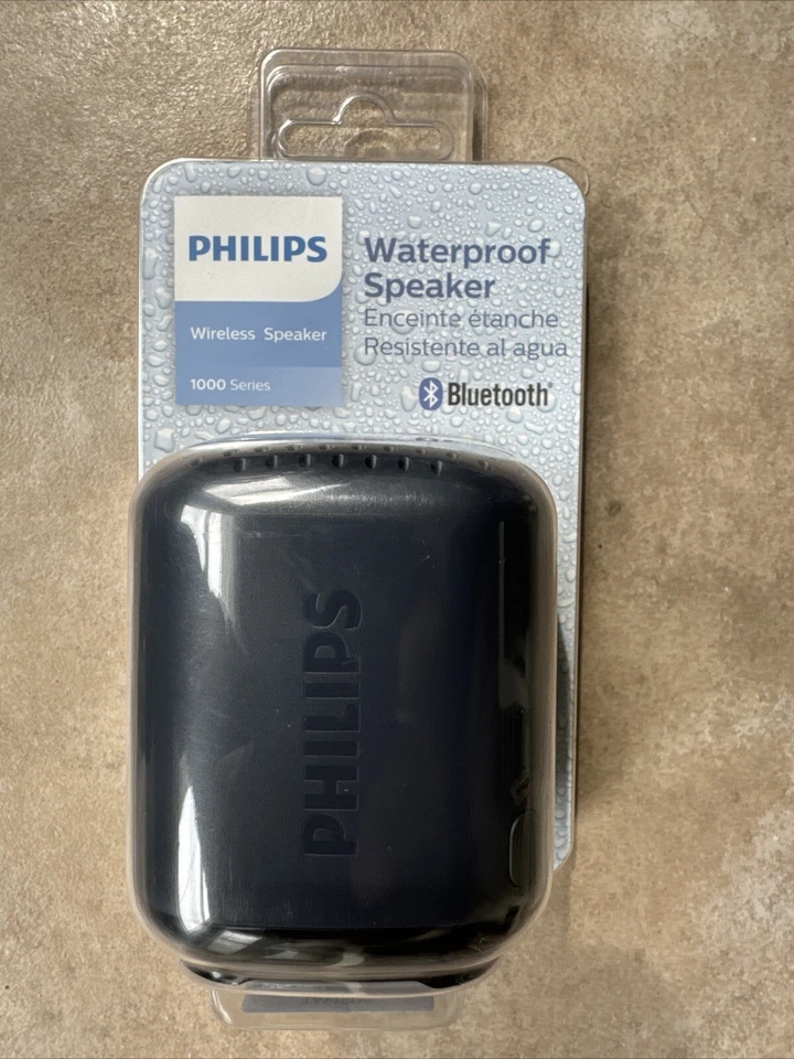 Philips TAS1505 BT-Mini Portable Speaker Wireless Outdoor IPX7 Waterproof-NEW