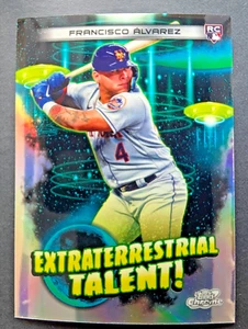 Francisco Alvarez 2023 Topps Cosmic Chrome Extraterrestrial RC 👽 Talent #et-24 - Picture 1 of 3