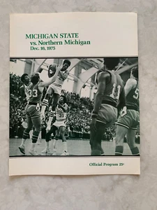Michigan State v Northern Michigan Herren Basketball Spiel Programm, 16. Dezember 1975 - Bild 1 von 3