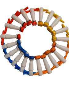 Kimble or Kimax 2 mm Bore PTFE Stopcock Plugs Std Taper Lot of 4 Colors 20 Pcs - Picture 1 of 5