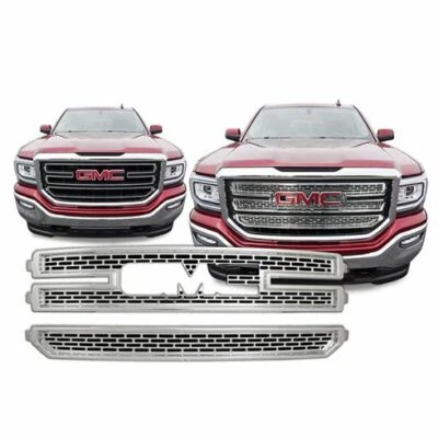 GI-141 CHROME GRILL OVERLAY GRILL 2016-2018 SIERRA / 2019 CLASSIC 1500 BASE,SLE  - Image 1 of 2