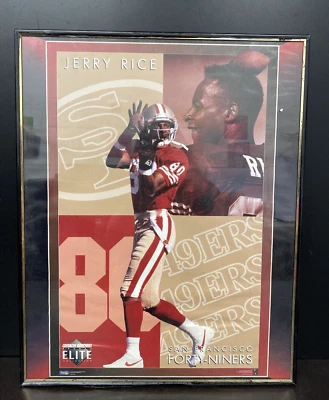 Jerry Rice 49ers Poster with Frame - Image 1 of 4
