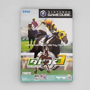 Dabitsuku 3 Let's become Derby Owner 2003 Nintendo Gamecube GC SEGA - Picture 1 of 24
