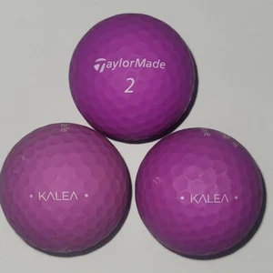 12 pelotas de golf TaylorMade Kalea púrpura mate usadas - grados 3A/4A AAA/AAAA - Imagen 1 de 4