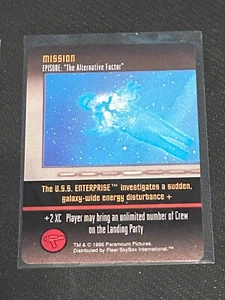 Star Trek The Card Game Mission The Alternative Factor - Picture 1 of 2