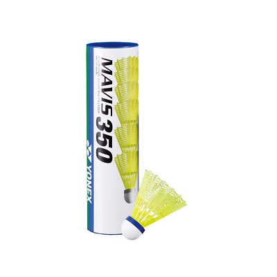 Yonex Badminton Nylon Shuttlecocks - MAVIS 350 - One Tube - Bulk Pricing Avail