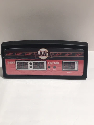 Giants Baseball Scoreboard Alarm Clock Cover