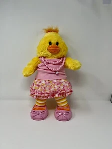 Build a Bear Cheerful Chick 17" Plush Soft Chicken Duck Easter Spring Dress BAB - Picture 1 of 10