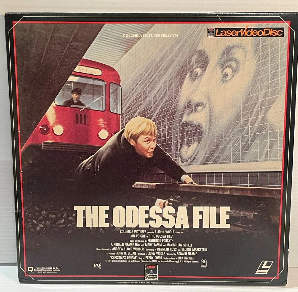 The Odessa File Laserdisc LD RARE Jon Voight Foto 1 de 3