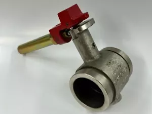 Grooved End Butterfly Valve 3" 150 WOG, Ductile Iron Buna Seal w/ Lever - NEW - Picture 1 of 4